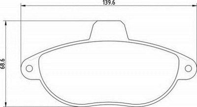 MAGNETI MARELLI 363710209054 -  Комплект тормозных колодок, дисковый тормоз